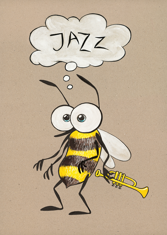 Jazz Plakat - Bi Bob The Bee