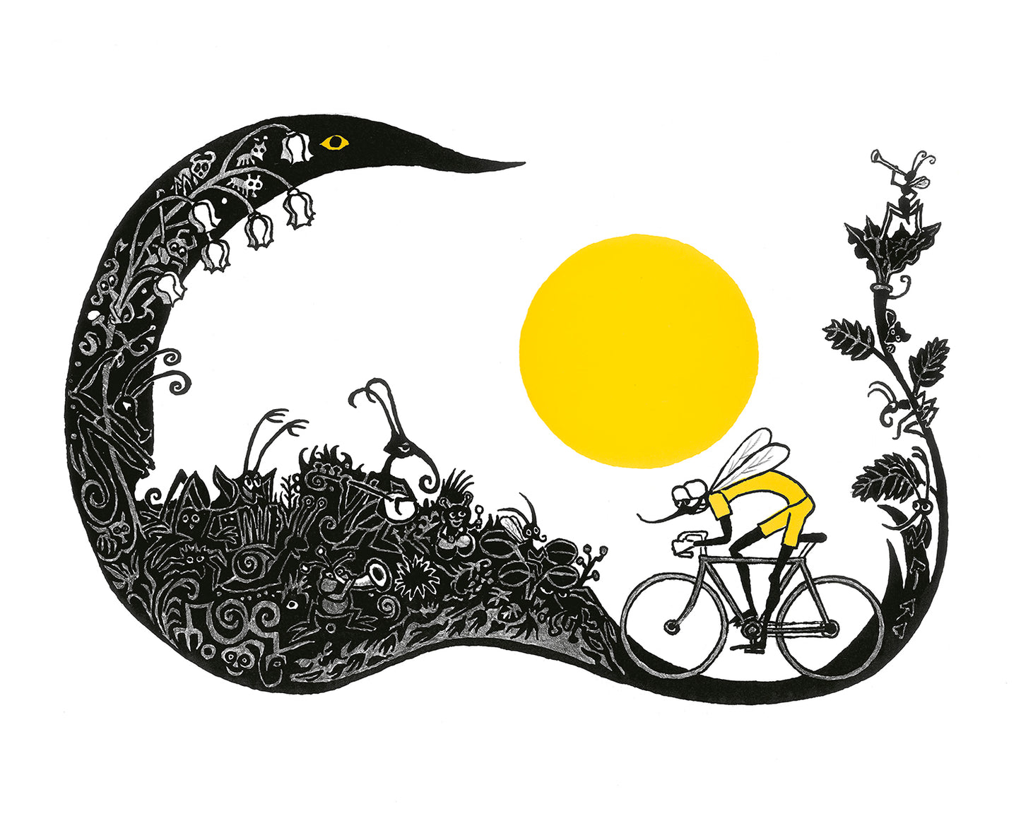 Cykelmyggen med sol